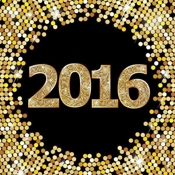 Boldog új évet 2016 Jogdíjmentes Stock Illusztrációk