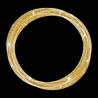 metin alanı olan Altın Çerçeve