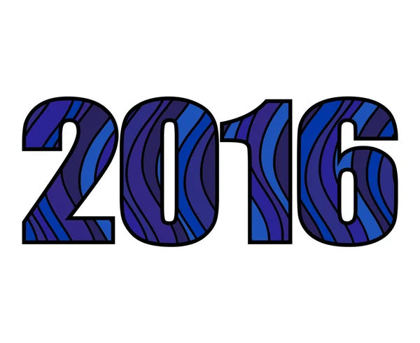 Feliz ano novo 2016 — Vetor de Stock