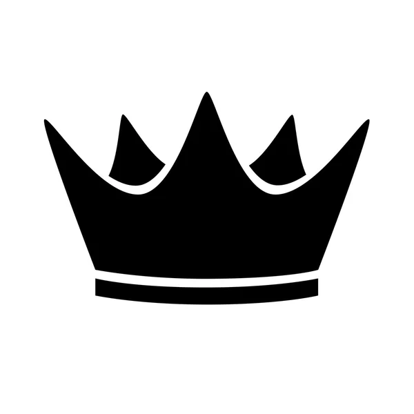 Black Crown icon — Stock Vector