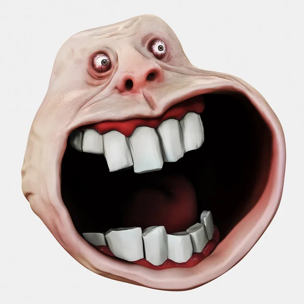 Internet Meme What Have You Done Rage Face 3d Illustration Stock Photo -  Download Image Now - iStock