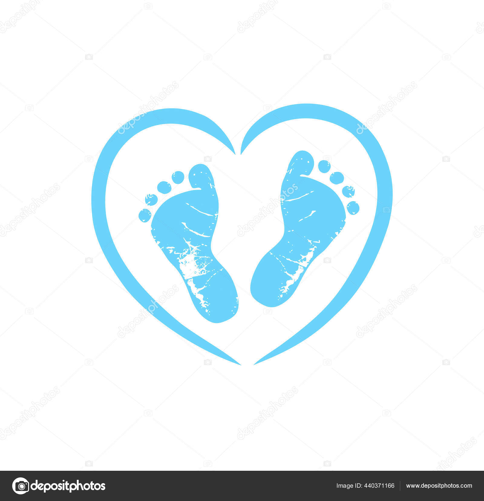 발자국 실루엣 프린트 디자인 걸음걸이는 모양의 윤곽을 이루고 베이비 디오르 스톡 벡터 - ©polina_raulina.mail.ru  440371166, image size:1600x1656