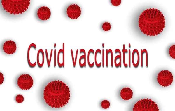 Covid Voluntary Vaccination 2021 2022 Abstract Coronavirus Ταπετσαρία Banner Φόντο — Φωτογραφία Αρχείου