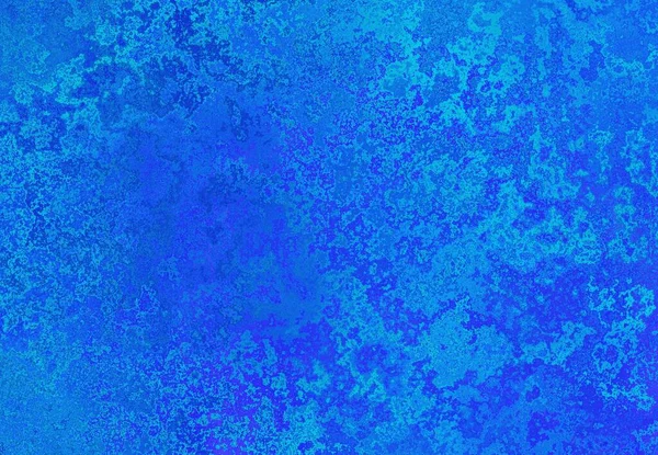 Abstract Blauw Getextureerd Gemarmerd Fresco Papier Banner Achtergrond Template Grunge — Stockfoto