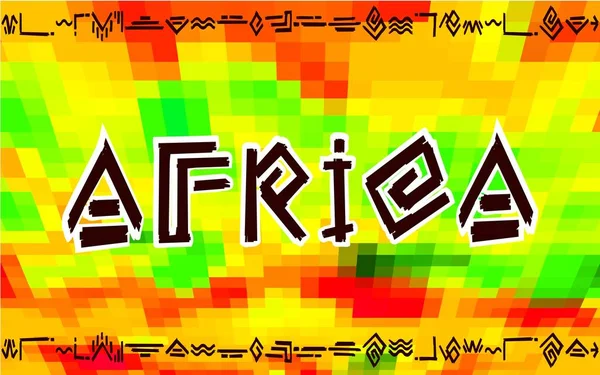 Africa.African background with ethnic ornaments.Abstract Rastafarian rectangular geometrical perspective lines pattern banner design.Black red orange yellow green colors.Poster,cover,print.Wallpaper.