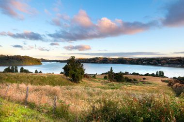 Chiloe adasının görünümü