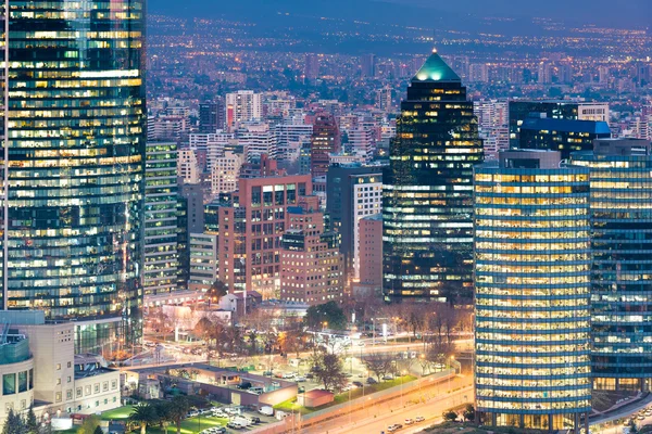 Edificios de oficinas en Santiago — Foto de Stock