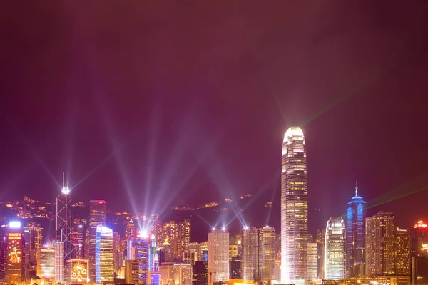 아시아 심포니가 홍콩의 스카이라인 — 스톡 사진