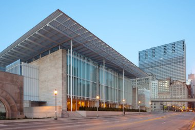 Chicago, Illinois, ABD Şafakta Chicago Sanat Enstitüsü.