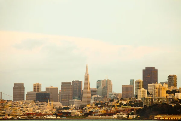 San Francisco Kalifornia Stany Zjednoczone Skyline Waterfront Downtown San Francisco — Zdjęcie stockowe