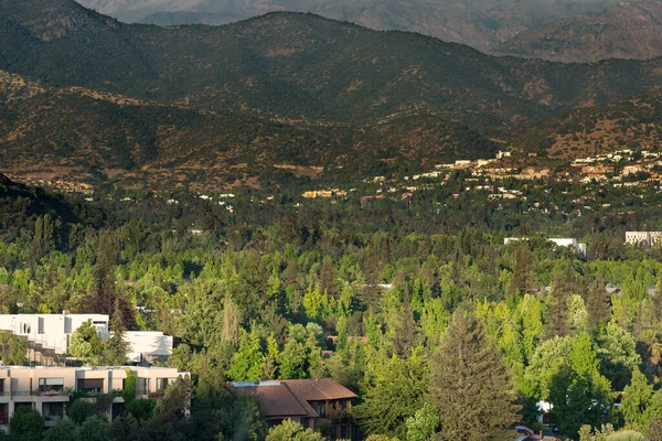 Vista Del Barrio Dehesa Barrio Muy Rico Exclusivo Lado Noreste — Foto de Stock