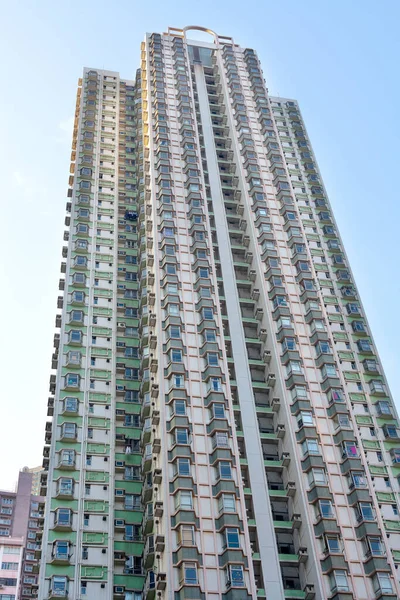 Hong Kong Cina Asia Grattacielo Residenziale Alto Appartamenti Nel Centro — Foto Stock