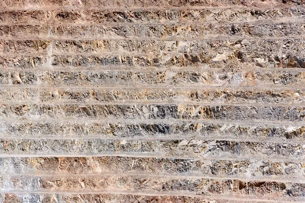露天掘り銅山の坑の閉山詳細 — ストック写真