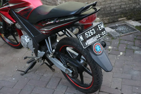 Malang Indonesia July 2021 Yamaha Vixion Rear Bumper Tail Light — Zdjęcie stockowe