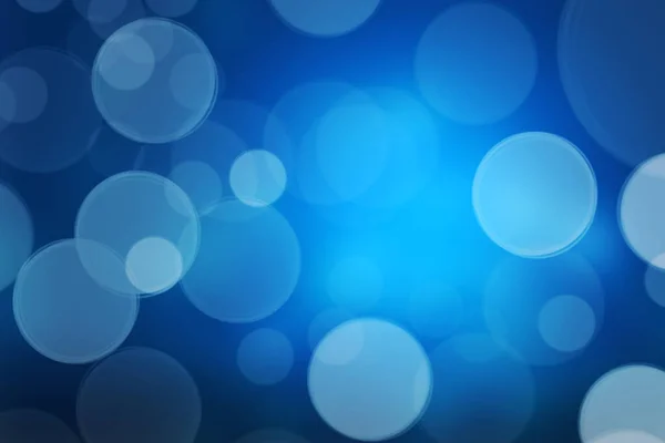 Blue Abstract Bokeh Background — Stock Photo, Image