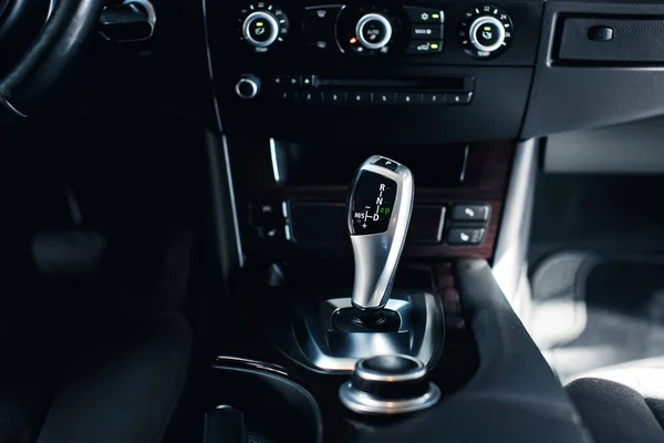 Automatic Transmission Gear Shift Modern Car Close — Stock Photo, Image
