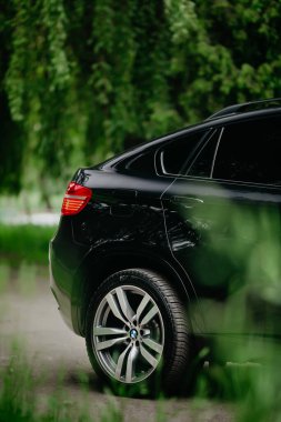 Mnchen, Almanya - 09.06.2021: BMW X6 M tekerlekleri.