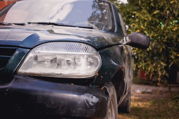 Auto-ongeluk — Stockfoto