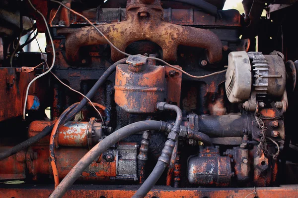 Old engine closeup Stock Picture