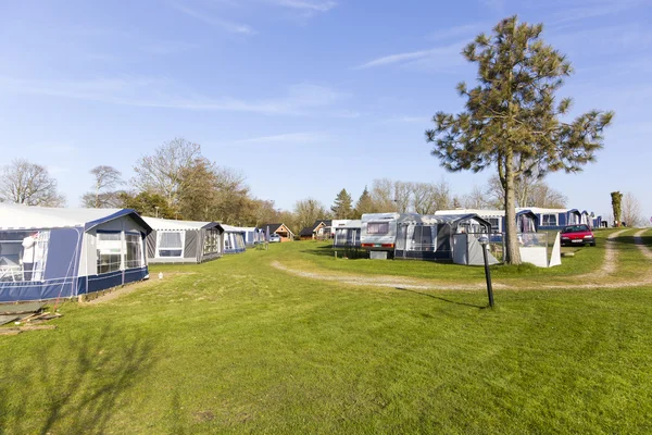 Campingplats Stockfoto