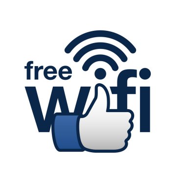 Ücretsiz Wi-Fi kavramı imzalayın
