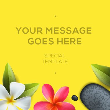 Sağlık ve güzellik şablon, spa konsept