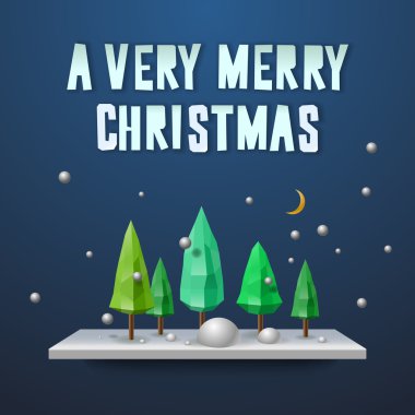 Çok neşeli Noel tebrik kartı