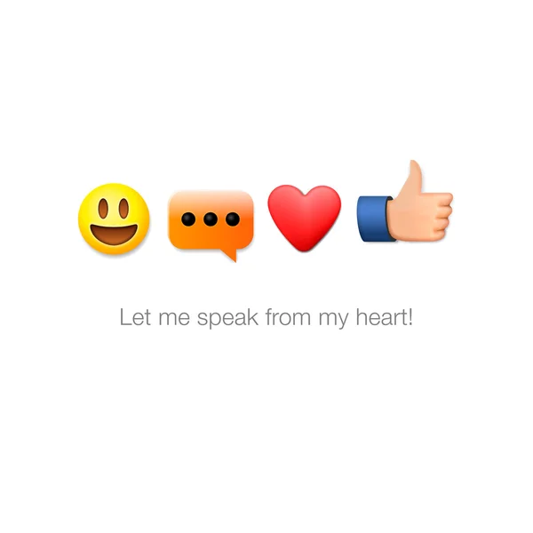 Emoticon like: vetores de stock, imagens vetoriais, desenhos gráficos | Depositphotos