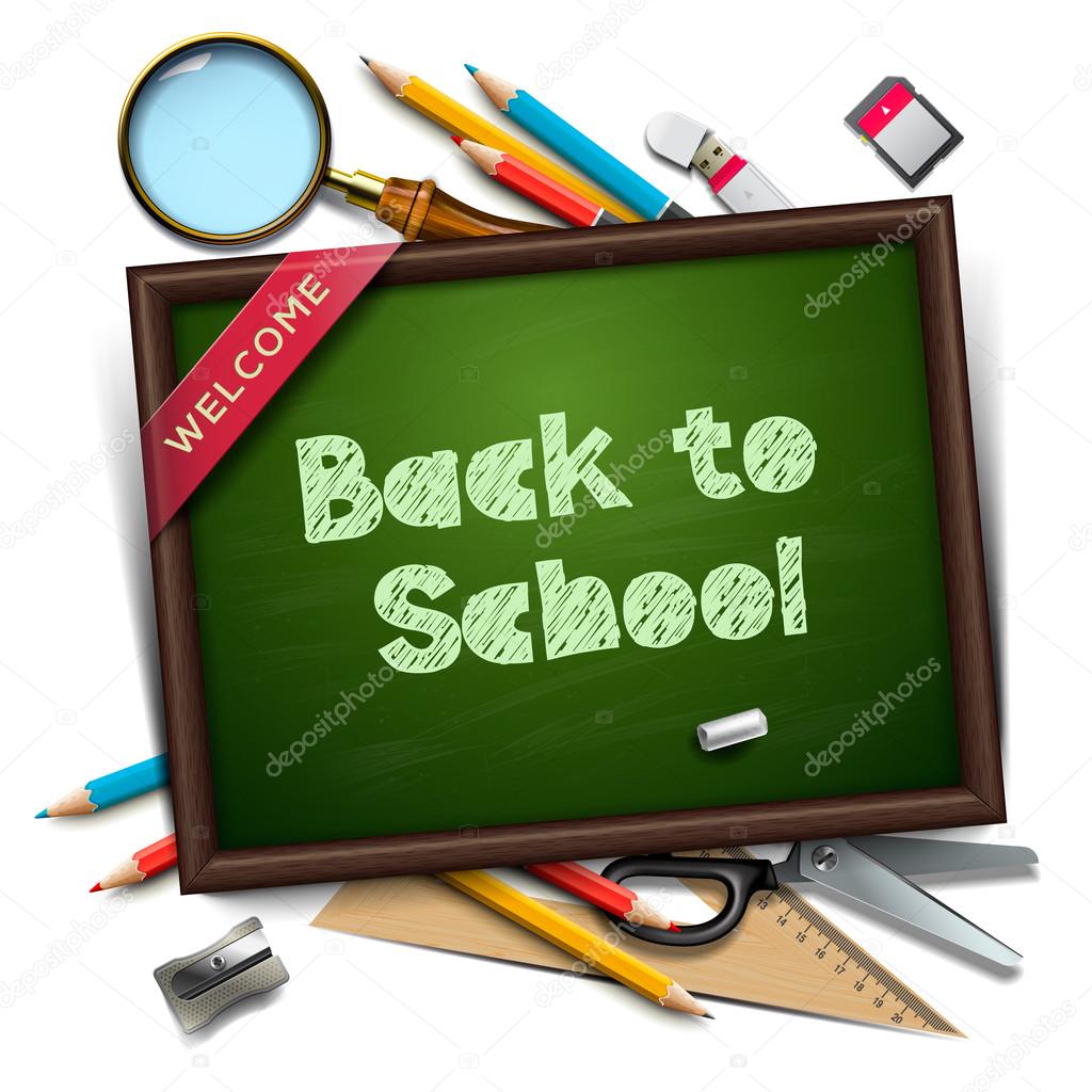 Welcome back to school template