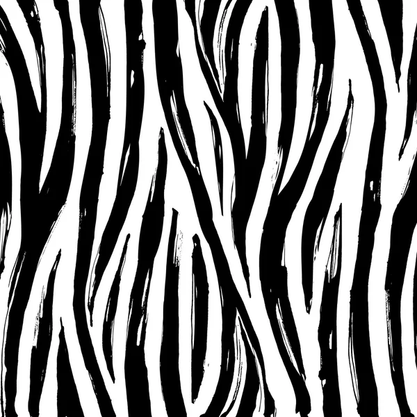 Zebra print background pattern. Black and white — Wektor stockowy