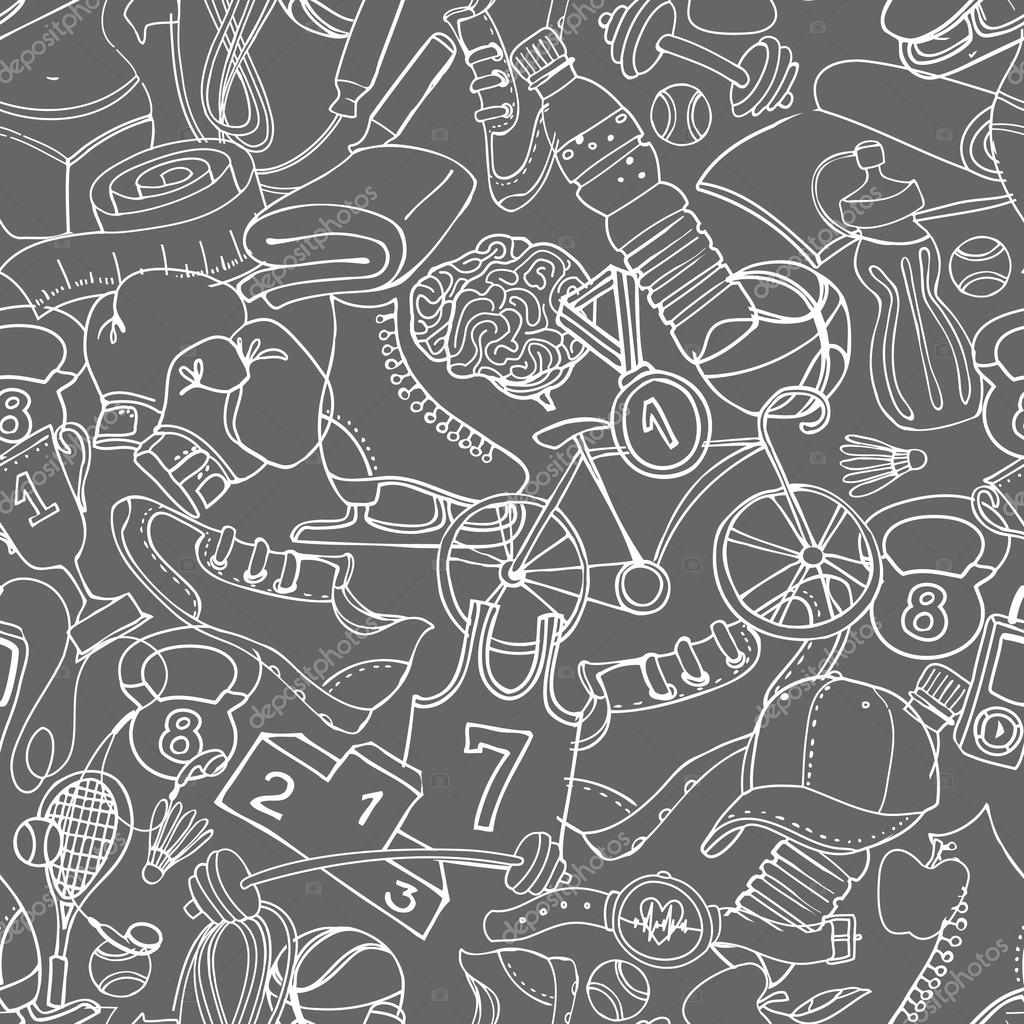 Black and white Sport, fitness, functional training background s Stock