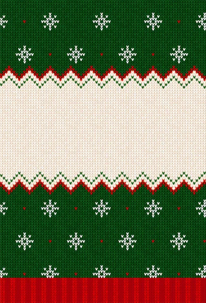 Hässlicher Pullover Weihnachtsgrußkarte Mas 2022 Frohes Neues Jahr Vector Illustration — Stockvektor