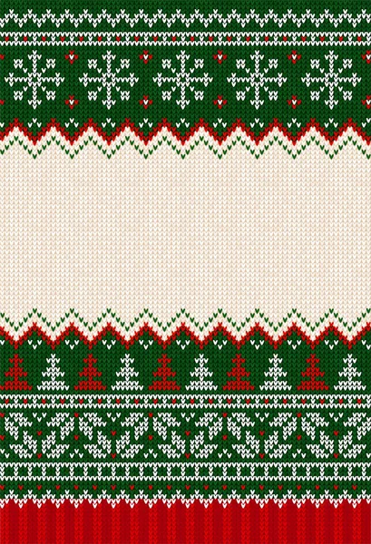 Hässlicher Pullover Weihnachtsgrußkarte Mas 2022 Frohes Neues Jahr Vector Illustration — Stockvektor