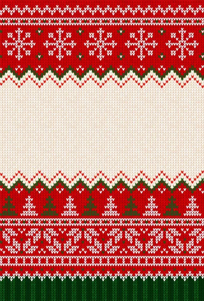 Hässlicher Pullover Weihnachtsgrußkarte Mas 2022 Frohes Neues Jahr Vector Illustration — Stockvektor