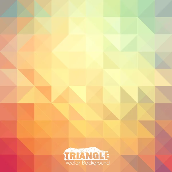 Abstrait fond triangle coloré — Image vectorielle