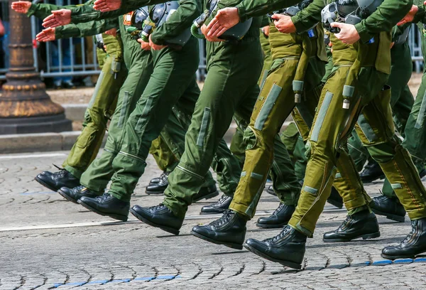 Pilote de chasse de la Force aérienne pendant la journée nationale — Photo