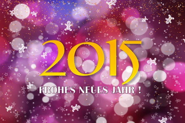 Frohes neues Jahr 2015 — Stockfoto