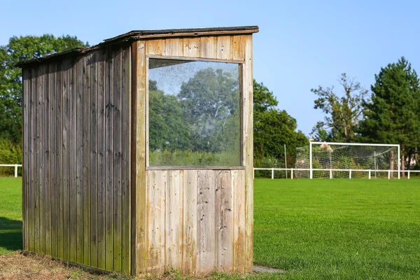 Helder groene voetbal Speeltuin — Stockfoto