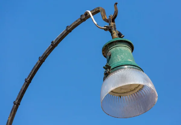 Old street lamp in venice street — Stock Photo, Image