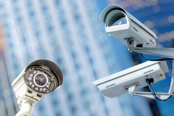 Videocamera di sicurezza e video urbano — Foto Stock