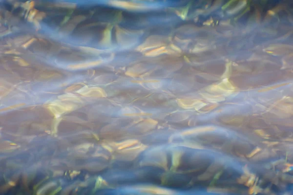 Fondo Agua Que Fluye Iluminado Por Luz Brillante Puede Utilizar —  Fotos de Stock