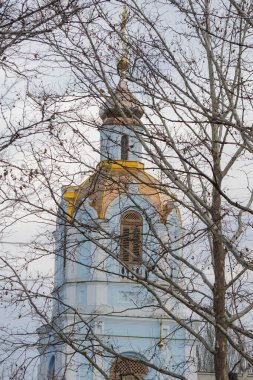 Ukrayna Ortodoks Kilisesi 'nin Altın Kubbesi.