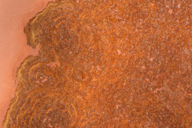 Paslı metal yüzey. Güzel metal korozyon dokusu.