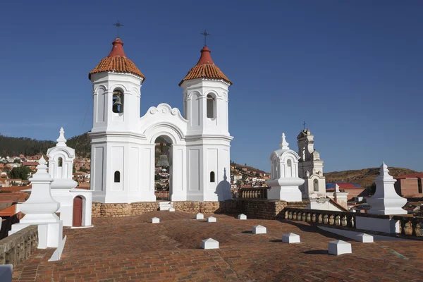 Klášter San Felipe Neri z kostel La Merced v Sucre, Bolivi — Stock fotografie