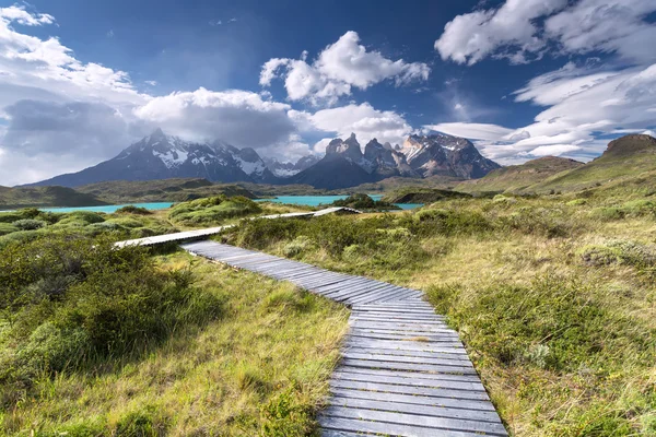 Torres del Paine nationalpark, Patagonien, Chile — Stockfoto