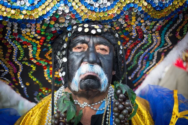 Oruro, Bolivia - Feb 05-06: Onbekenden mensen met traditionele — Stockfoto