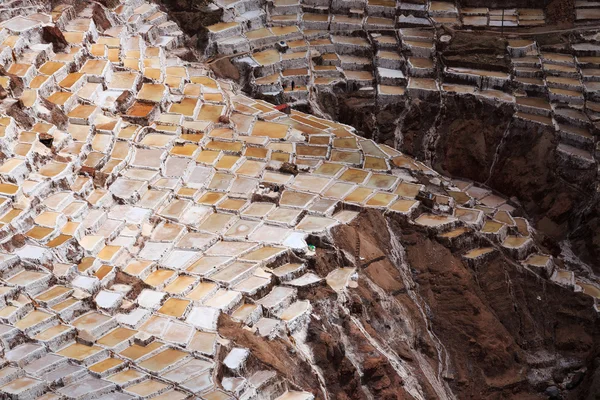 Widok soli stawów, maras, cuzco, peru — Zdjęcie stockowe