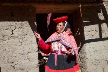 huilloc, kutsal vadi, peru - 10 Eylül: tanımlanamayan kişi