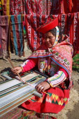 huilloc, kutsal vadi, peru - 10 Eylül: tanımlanamayan kişi