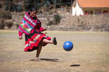 huilloc, kutsal vadi, peru - 10 Eylül: tanımlanamayan kişi